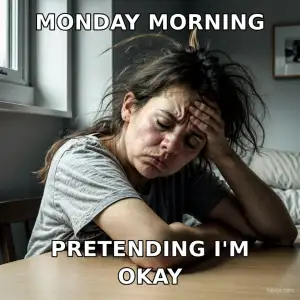 Monday Morning Struggle meme template
