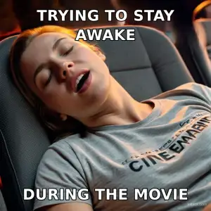 Staying Awake meme template