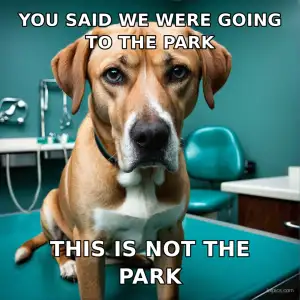 Vet Betrayal Dog meme template