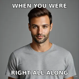 Smug Satisfaction meme template