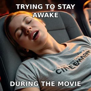 Staying Awake meme template